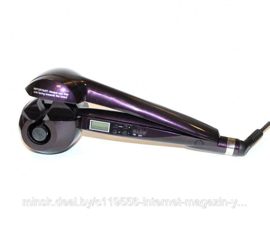 Стайлер для завивки волос с ЖК-дисплеем «ПРЕСТИЖ» цвет баклажан