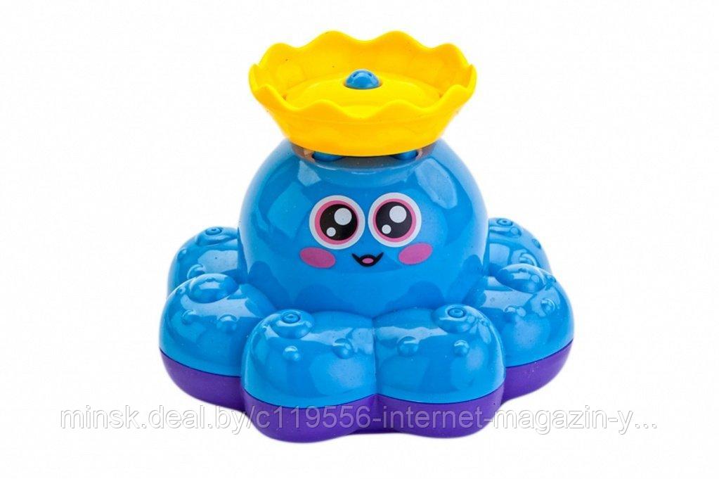Игрушка детская для ванны «ФОНТАН-ОСЬМИНОЖКА» голубой