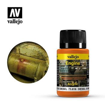 Везеринг для моделизма эффект подтеки дизельного топлива, 40 мл, Vallejo