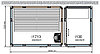 Комбинированная сауна с пародушевой кабиной Tylo Impression Twin 130/1713/W черный профиль, фото 2