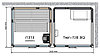 Комбинированная сауна с пародушевой кабиной Tylo Impression Twin 130SQ/1313 черный профиль, фото 2