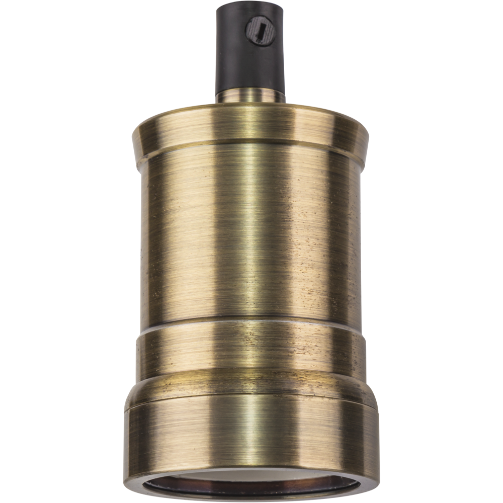 Декоративный подвесной патрон NAVIGATOR NLH-V02-007-E27, металл черненая бронза