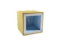 Короб для светильника АкусикГипс Бокс (AcousticGyps Box) L1 (150 x 150 x 100мм)