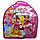 Детская игровая палатка 8015P "Принцесса", 3 в 1 двойная, домик с туннелем 270х92х92 см, розовая, фото 3