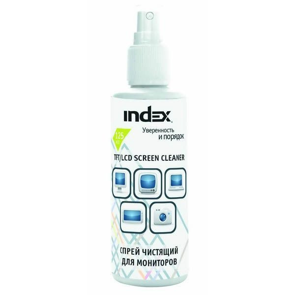 Спрей чистящий для мониторов 125мл (INDEX)