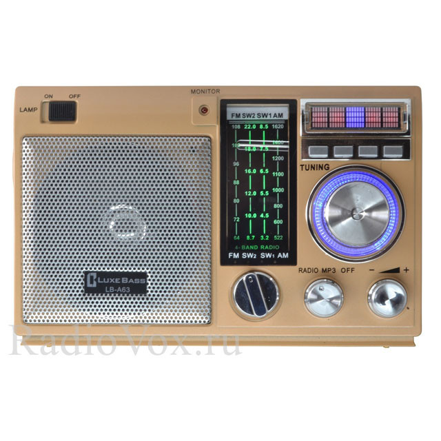 Радиоприемник Luxe Bass LB-A63 (USB\SD\MP3) + фонарик - фото 3 - id-p87062594