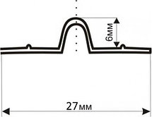 Маяк штукатурный 6мм х 3м, t=0,27мм., фото 3