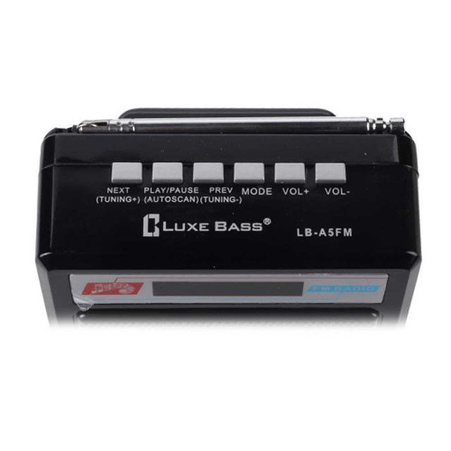 Радиоприемник Luxe Bass LB-A5FM с USB (черный) - фото 3 - id-p87066840