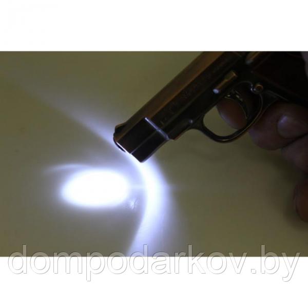 Зажигалка с фонариком «Пистолет», пьезо, газ - фото 5 - id-p87068492