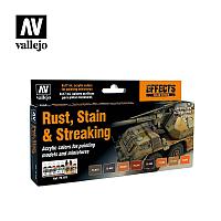 Набор VALLEJO Model Color Rust, Stain & Streaking (8), фото 1
