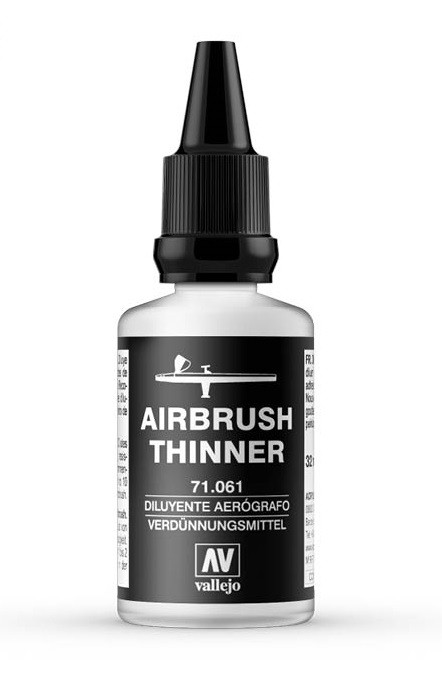 Разбавитель для красок Vallejo Airbrush Thinner, 30 мл