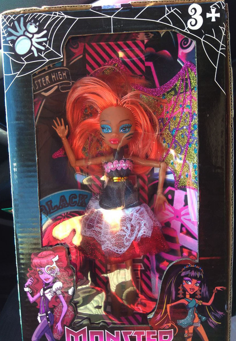Набор шарнирных кукол (4 шт) Monster High с аксессуарами - фото 5 - id-p87124927