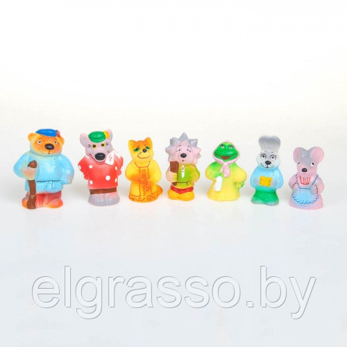 Набор резиновых игрушек по сказке "Теремок", Кудесники - фото 3 - id-p87130338