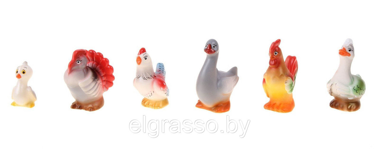Набор резиновых игрушек "Птицеферма", Кудесники - фото 5 - id-p87135456
