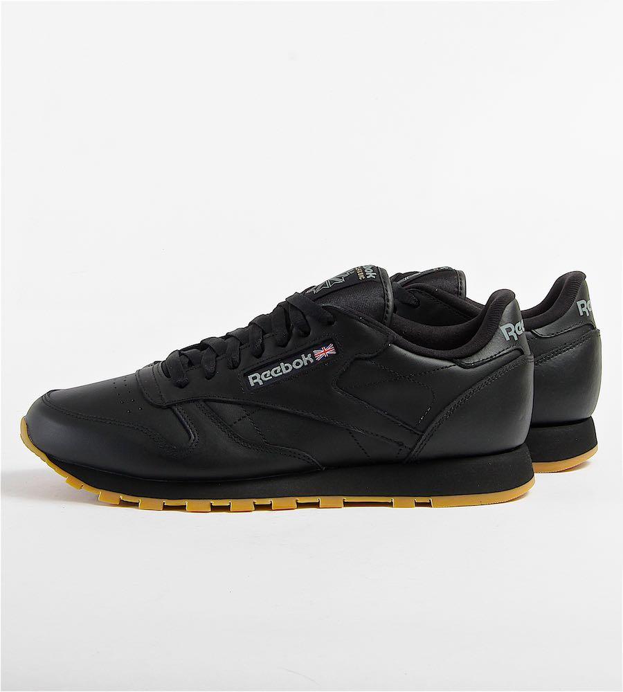 КРОССОВКИ REEBOK CLASSIC LEATHER ЧЕРНЫЕ - фото 2 - id-p87136113