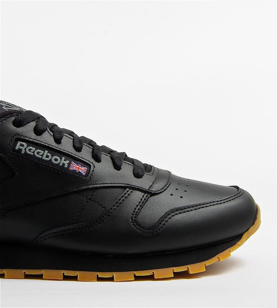 КРОССОВКИ REEBOK CLASSIC LEATHER ЧЕРНЫЕ - фото 5 - id-p87136119