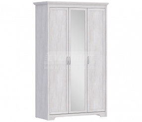 Шкаф 3-х дверный Прованс СБ-2558  в цвете Дуб Сонома Белый фабрики Столплит