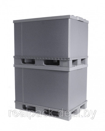 Разборный пластиковый контейнер PolyBox 1000 - фото 2 - id-p4270243