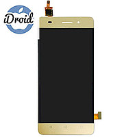 Дисплей (экран) Huawei Honor 4C (G play mini, CHC-U01) с тачскрином, золотой