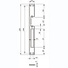Электрозащёлка LOB (Польша) RE54NDF-L для СКУД и калиток, фото 3