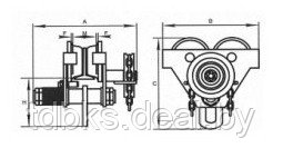 Приводная тележка (кошка) BKS GCL619 (10т х 12м) - фото 2 - id-p87168352