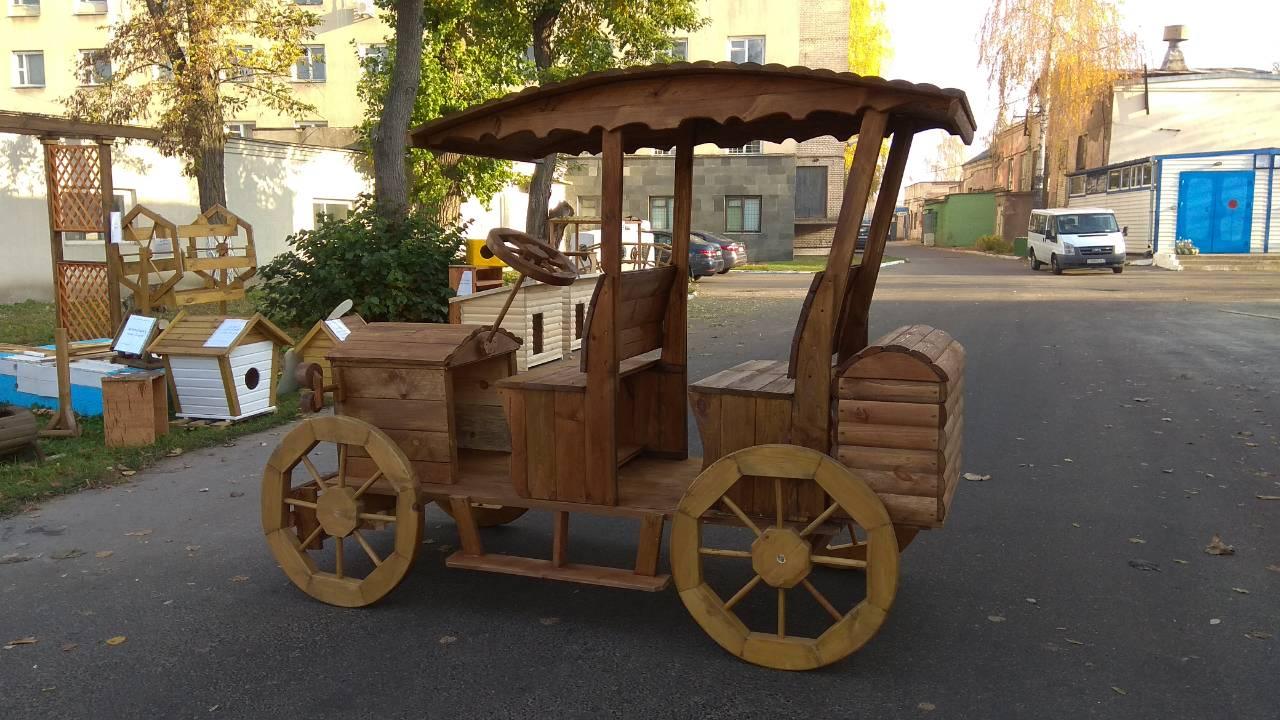 Автомобиль деревянный "Ретро" - фото 3 - id-p87109647