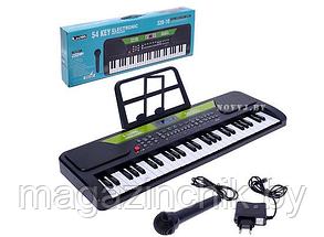 Синтезатор Song 328-10 с микрофоном, пюпитром, USB, 54 клавиши