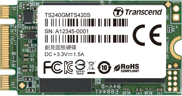 SSD Transcend MTS420S 240GB TS240GMTS420S - фото 1 - id-p87220339