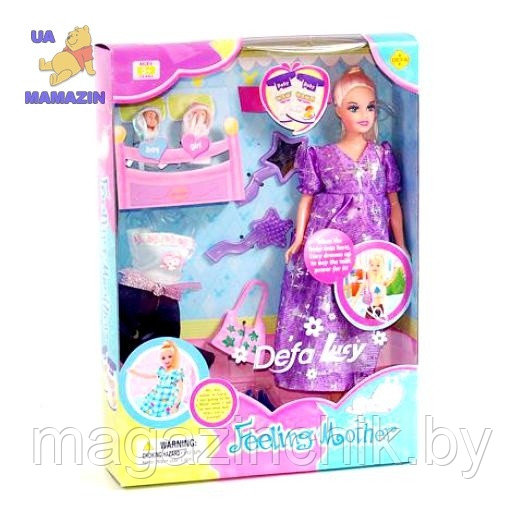 Кукла Defa Lucy Беременная 10 предметов, 8009 - фото 3 - id-p87240559