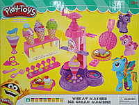 Набор пластилина Play-Toys "Мороженица", арт.666-18