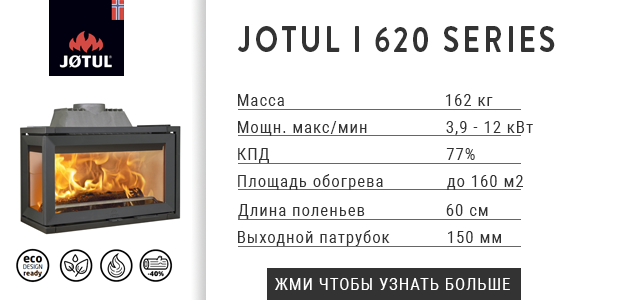 Узнать больше о Jotul I 620 Series