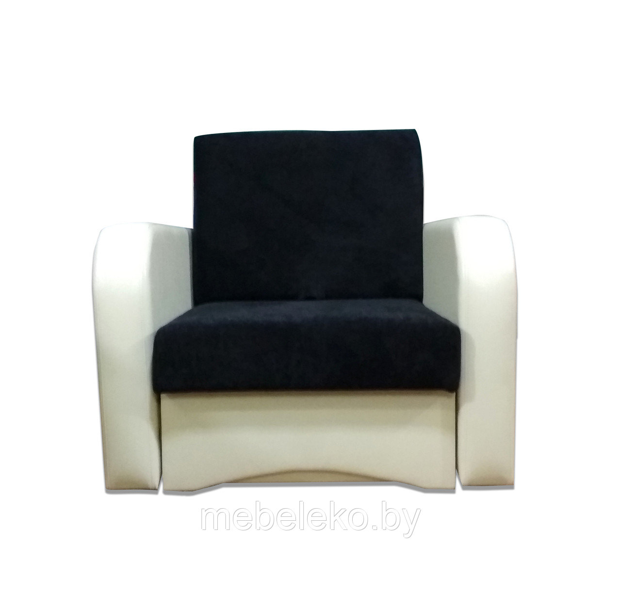 Кресло-кровать "Рия" черно-белое
