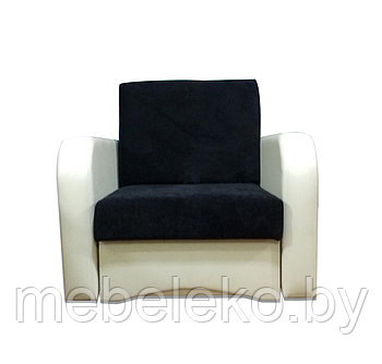 Кресло-кровать "Рия" черно-белое