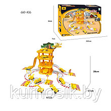 Игровой набор "Паркинг" в комплекте 2 автомобиля и 1 вертолет (Арт.660-А36)