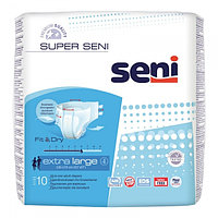 Подгузники для взрослых SUPER SENI EXTRA LARGE 10 шт.