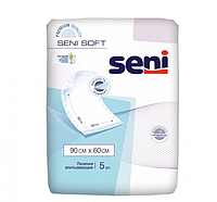 Пеленки гигиенические впитывающие Seni Soft 90x60 см. (5 шт.)