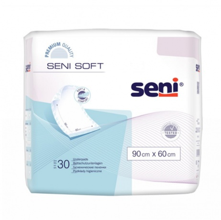 Пеленки гигиенические впитывающие Seni Soft 90x60 см., 30 шт., фото 2