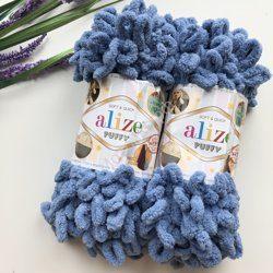 Alize Puffy цвет 374 голубой
