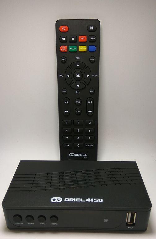 Oriel 415D - Цифровой ресивер DVB-T2/T/C - фото 3 - id-p87349455