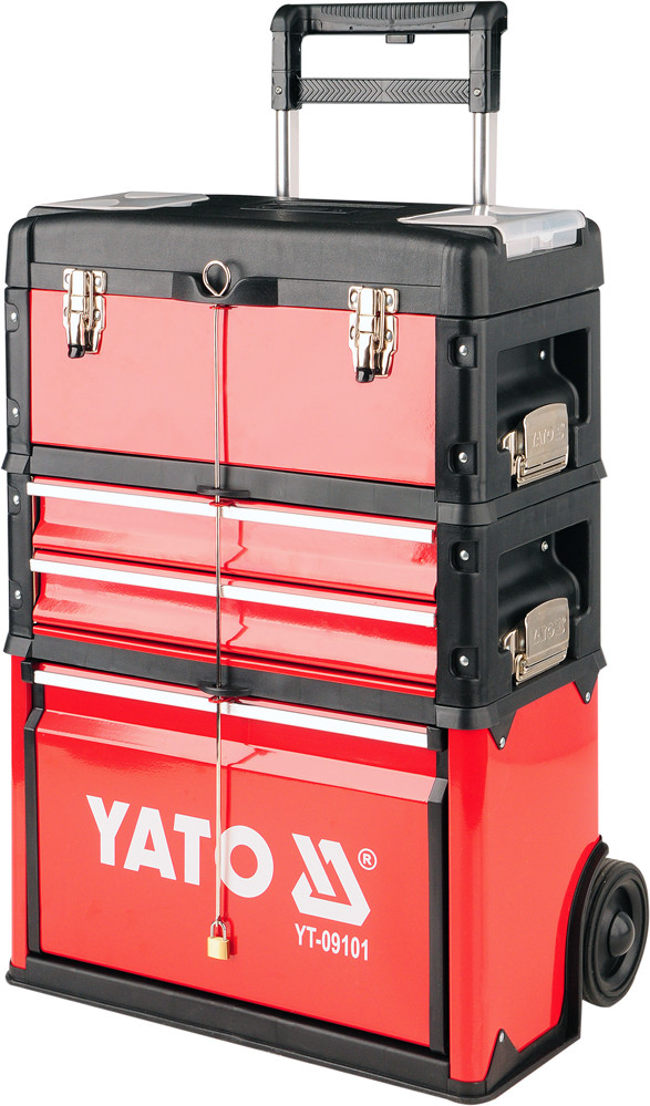 Ящик для инструмента на колесах, металлический, YATO - фото 1 - id-p87368727