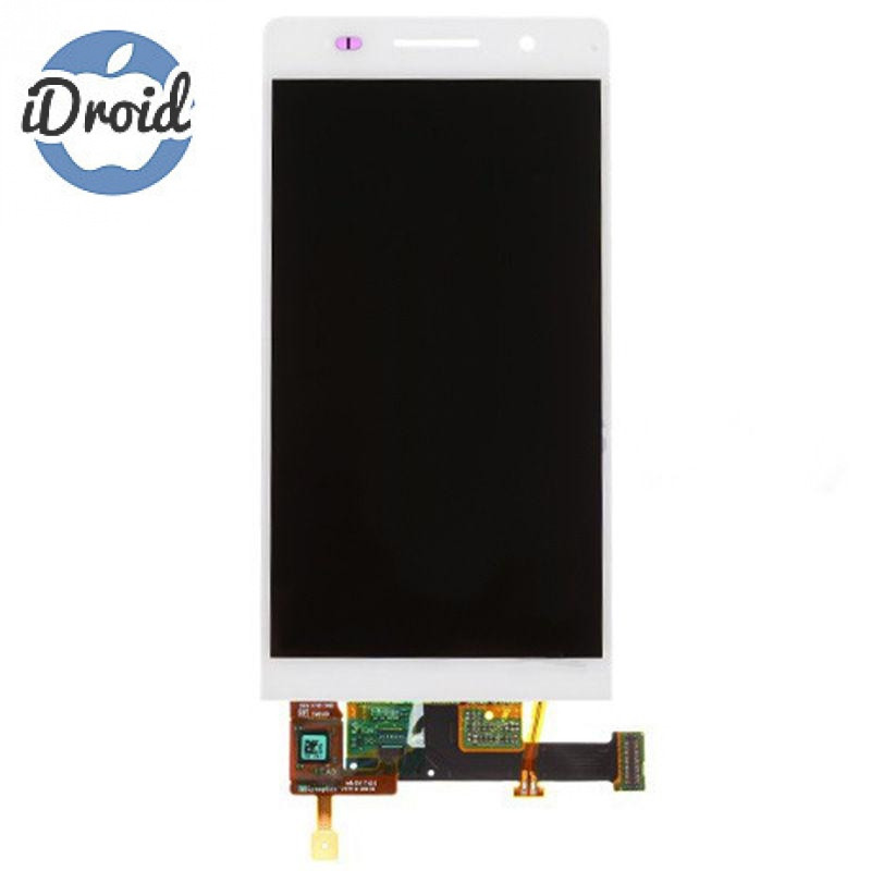 Дисплей (экран) Huawei Ascend P6 с тачскрином, белый