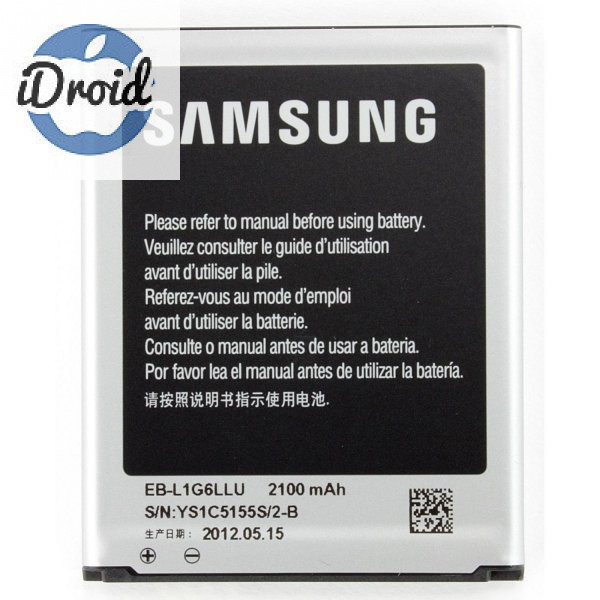 Аккумулятор для Samsung Galaxy S3 III i9300 (EB-L1G6LLU, EB535163LU) оригинал