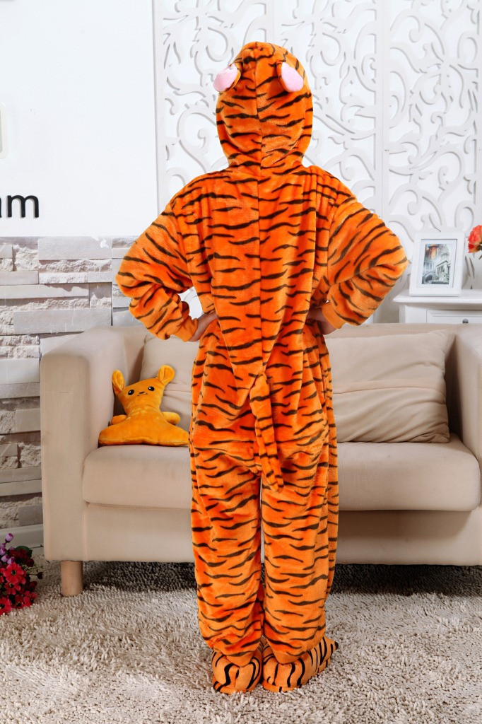 Пижама кигуруми Тигр (детская, рост (рост 110-119 см) - фото 3 - id-p87481812