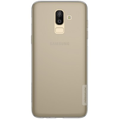 Силиконовый чехол Nillkin Nature TPU Case Серый для Samsung Galaxy J8 - фото 1 - id-p87483214