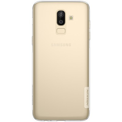 Силиконовый чехол Nillkin Nature TPU Case Прозрачный для Samsung Galaxy J8 - фото 1 - id-p87483215