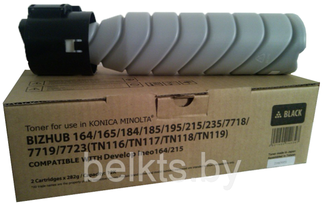 Тонер-картридж для Konica Minolta Bizhub 164/165/184/195 TN116/TN117/TN118/TN119 (Tomoegawa)