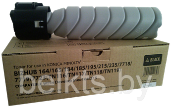 Тонер-картридж для Konica Minolta Bizhub 164/165/184/195 TN116/TN117/TN118/TN119 (Tomoegawa)