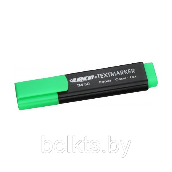 LACO Маркер-выделитель TM50 зеленый, арт. 2614010400 - фото 1 - id-p55065327