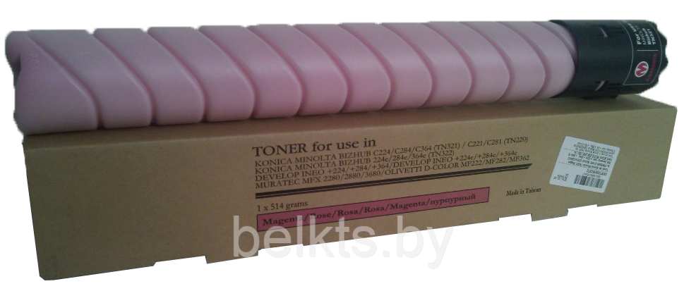 Тонер-картридж для Konica Minolta Bizhub C224/284/364 TN321M Magenta (Tomoegawa)