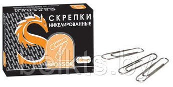 Скрепка никелированная, 25мм. SPONSOR, арт. S25C